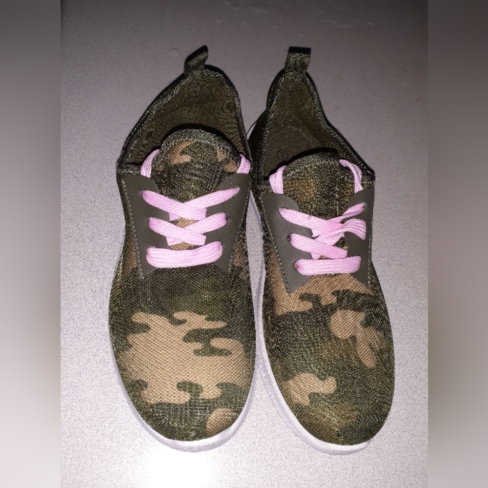 Zone Pro Green Camouflage Athletic Running  Walking Sneakers Women's Siz…